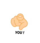 て、手（個別スタンプ：11）