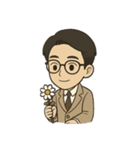 ドクター・サム（文系スタイル）（個別スタンプ：6）