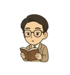 ドクター・サム（文系スタイル）（個別スタンプ：9）