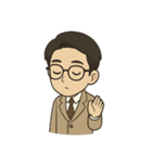 ドクター・サム（文系スタイル）（個別スタンプ：12）