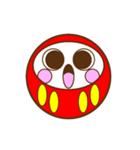 まんまるダルマちゃん（個別スタンプ：2）