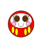 まんまるダルマちゃん（個別スタンプ：6）