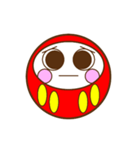 まんまるダルマちゃん（個別スタンプ：7）