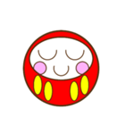 まんまるダルマちゃん（個別スタンプ：9）