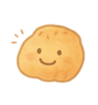 色んなパンの顔付き 日本語（個別スタンプ：16）
