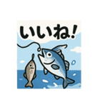 釣り好き専用！使いたくなるスタンプ＋5（個別スタンプ：28）