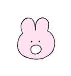 うさぎと送る生活 8 (顔)（個別スタンプ：3）