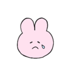 うさぎと送る生活 8 (顔)（個別スタンプ：4）
