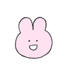 うさぎと送る生活 8 (顔)（個別スタンプ：5）
