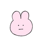 うさぎと送る生活 8 (顔)（個別スタンプ：6）