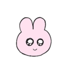 うさぎと送る生活 8 (顔)（個別スタンプ：9）