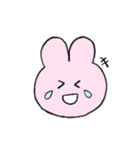 うさぎと送る生活 8 (顔)（個別スタンプ：10）