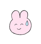 うさぎと送る生活 8 (顔)（個別スタンプ：11）