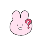 うさぎと送る生活 8 (顔)（個別スタンプ：15）