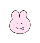 うさぎと送る生活 8 (顔)（個別スタンプ：17）