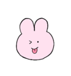 うさぎと送る生活 8 (顔)（個別スタンプ：18）