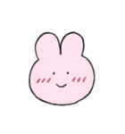うさぎと送る生活 8 (顔)（個別スタンプ：21）