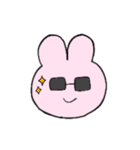 うさぎと送る生活 8 (顔)（個別スタンプ：25）