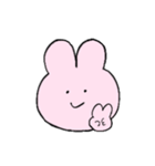 うさぎと送る生活 8 (顔)（個別スタンプ：26）