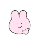 うさぎと送る生活 8 (顔)（個別スタンプ：27）