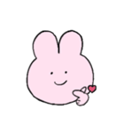 うさぎと送る生活 8 (顔)（個別スタンプ：30）