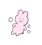 うさぎと送る生活 8 (顔)（個別スタンプ：34）