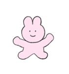 うさぎと送る生活 8 (顔)（個別スタンプ：35）