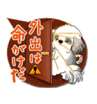 B＆W シーズー犬 2025「とにかく暑い！」（個別スタンプ：9）