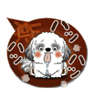 B＆W シーズー犬 2025「とにかく暑い！」（個別スタンプ：15）