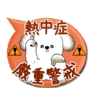 犬さん 2025「とにかく暑い！」（個別スタンプ：1）
