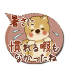 柴犬さん 2025「とにかく暑い！」（個別スタンプ：4）