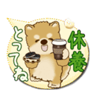 柴犬さん 2025「とにかく暑い！」（個別スタンプ：28）
