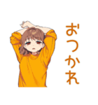 めんどくさ女子のゆる了承★（個別スタンプ：13）