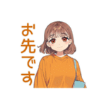 めんどくさ女子のゆる了承★（個別スタンプ：18）