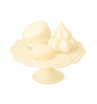Girly Cafe – White ver.（個別スタンプ：15）