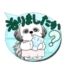 B＆W シーズー犬 2025 「親」（個別スタンプ：28）