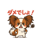 ふわもこパピヨンのやさしいきもち（個別スタンプ：11）