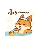 こじらせコンちゃん〜風呂擬音〜（個別スタンプ：9）