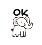 可愛い 手書き風 動物 承諾スタンプセット（個別スタンプ：3）