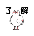 可愛い 手書き風 動物 承諾スタンプセット（個別スタンプ：19）