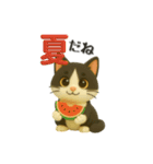 犬＆猫ちゃん大丈夫！かわいい3Dスタンプ◎（個別スタンプ：7）