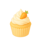 Girly Cafe – Orange ver.（個別スタンプ：3）