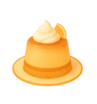 Girly Cafe – Orange ver.（個別スタンプ：19）