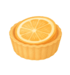 Girly Cafe – Orange ver.（個別スタンプ：24）
