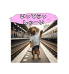 もふもふ♡ミニチュアダックスの毎日（個別スタンプ：8）
