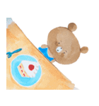 ちゃいろいくまのこ6水彩風タッチ（個別スタンプ：11）