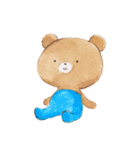 ちゃいろいくまのこ6水彩風タッチ（個別スタンプ：26）