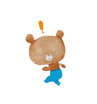 ちゃいろいくまのこ6水彩風タッチ（個別スタンプ：33）