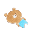 ちゃいろいくまのこ6水彩風タッチ（個別スタンプ：39）