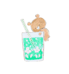 ちゃいろいくまのこ6水彩風タッチ（個別スタンプ：40）